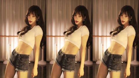 Korean girl sexy dancing in livestreaming 🩰 #BeutifulGirl