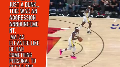 “MATAS Caught a BODY 😳💥 | Bulls Rookie Poster Dunk of the Year!”