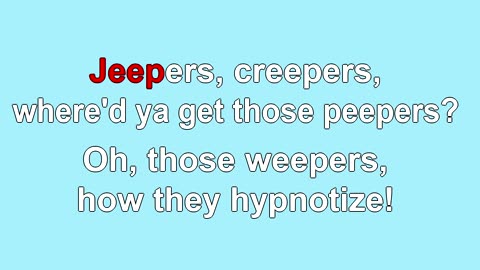 Jeepers Creepers (1938)