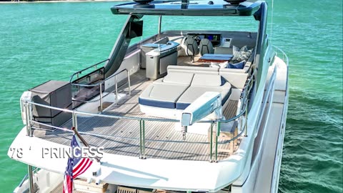78' Princess - Yacht Rental in Sarasota, Florida❤️💯💦