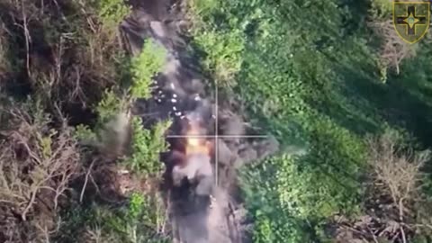 Russian Motorcide Group Sets Off Anti-Tank Mine