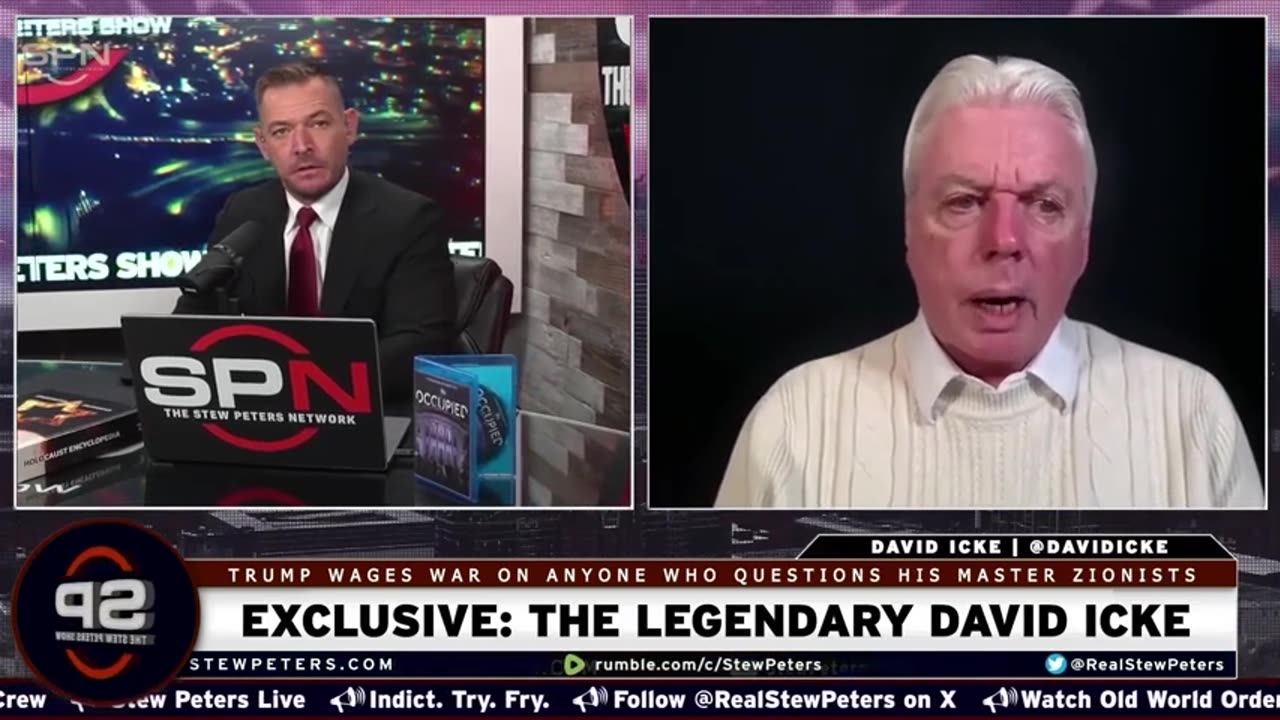 🔥🔥💥🔥🔥 Stew Peters Exclusive - DAVID ICKE Unfiltered