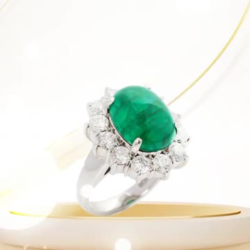 Emerald ring - diamond rings