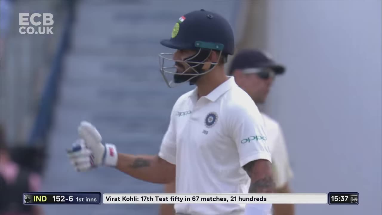 Kohli's First Test Century in England
