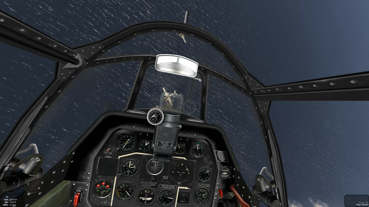 Let's fly the Allison powered P51-A in a single player air combat scenario