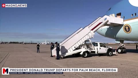 🇺🇸 President Donald Trump Departs for Weekend Break at Mar-a-Lago in Palm Beach, Florida [LIVE]