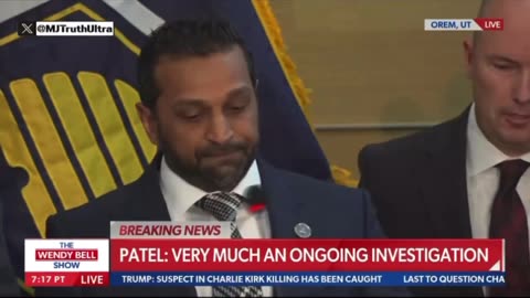 FBI Kash Patel Full Remarks Pay attention