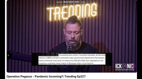 Operation Pegasus - Pandemic Incoming - Gareth Icke - 27.11.2025