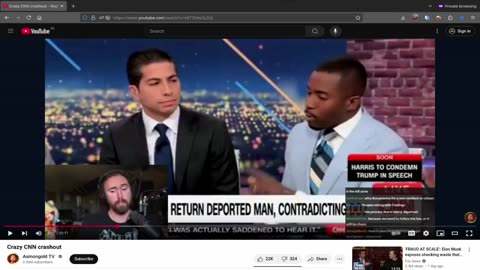 Let's Review Together - Asmongold - Crazy CNN crashout