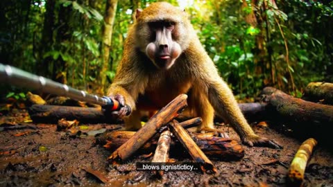 Michael monkey vlog day = 2