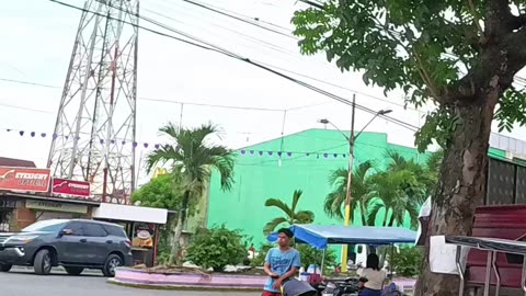 De Villa Street in San Juan, Batangas in the Philippines