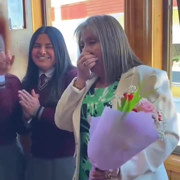 "When Students Surprise Their Teacher... and It's PURE Joy #Surprise Moment" #iamaakbor