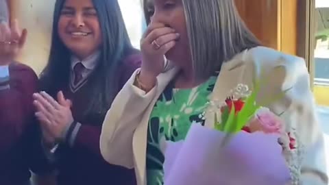 "When Students Surprise Their Teacher... and It's PURE Joy #Surprise Moment" #iamaakbor