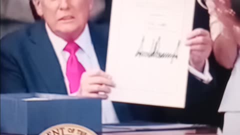President trump officially signs the big beautiful bill