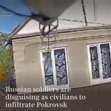 Elderly Couple Directing Ukrainian Drones Towards Russian Infiltraters in Pokrovsk