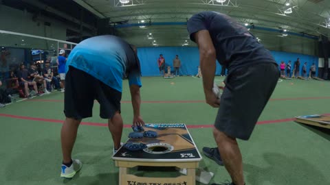 8-7-25 NTX Cornhole, TCL A league final - Match 1 Game 2