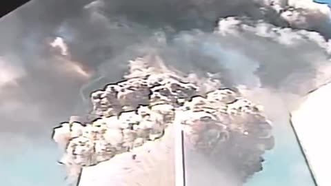 When slowing down this video footage from the world Trade Center on 9/11