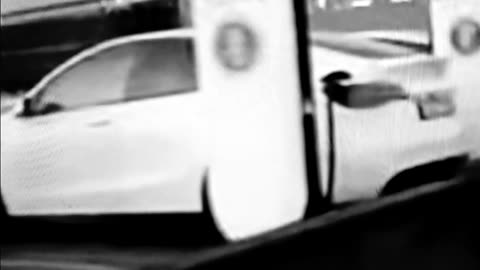 Musk salute cutouts placed on chargers (london)