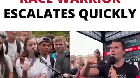 CHARLIE KIRK vs. RACE WARRIOR ESCALATES QUICKLY