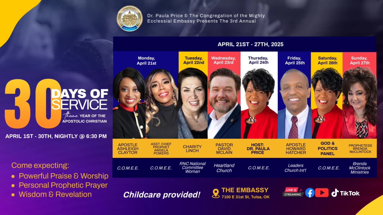 30 Days of Service: Year of the Apostolic Christian (Dr. Paula Price)