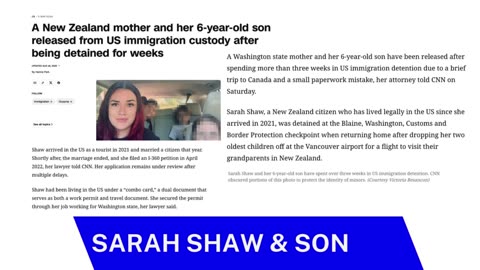 AOTR Elevates Sarah Shaw and Six Year Old Son