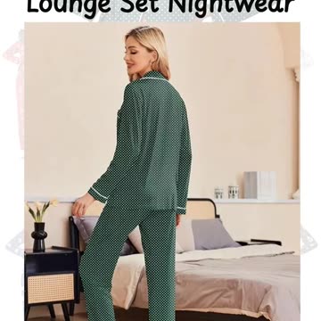 Ekouaer Pajamas Women's Long Sleeve Sleepwear