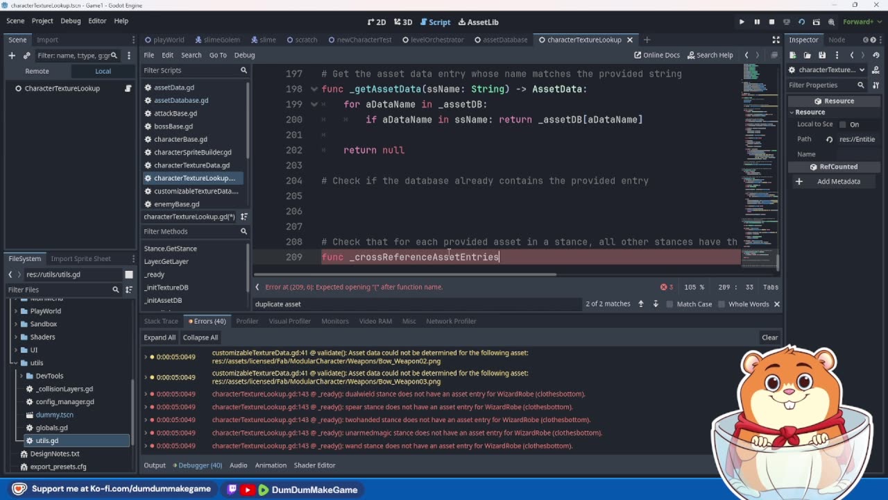 Dev Stream: Finishing the Asset Lookup Database & Planning Next Steps!