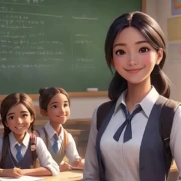 Say Good Morning in Preschool Kids in the class room Early Morning