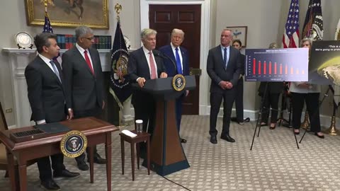 President Trump Holds a Press Conference with the Secretary of Health and Human Services