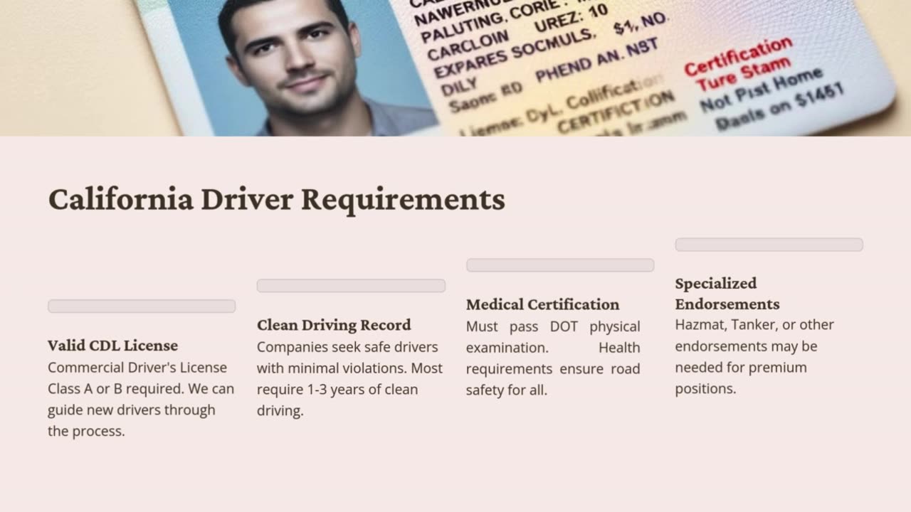 Truck Driver Jobs California