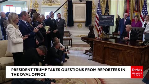 Trump Asked About Justice Roberts Calling Tariffs 'Taxes' During SCOTUS Hearing On His Tariffs