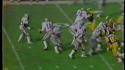 1977 OAKLAND RAIDERS AT LOS ANGELES RAMS