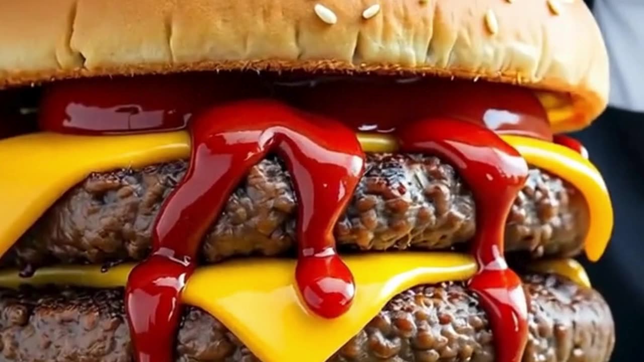 Delicious and Juicy Burger