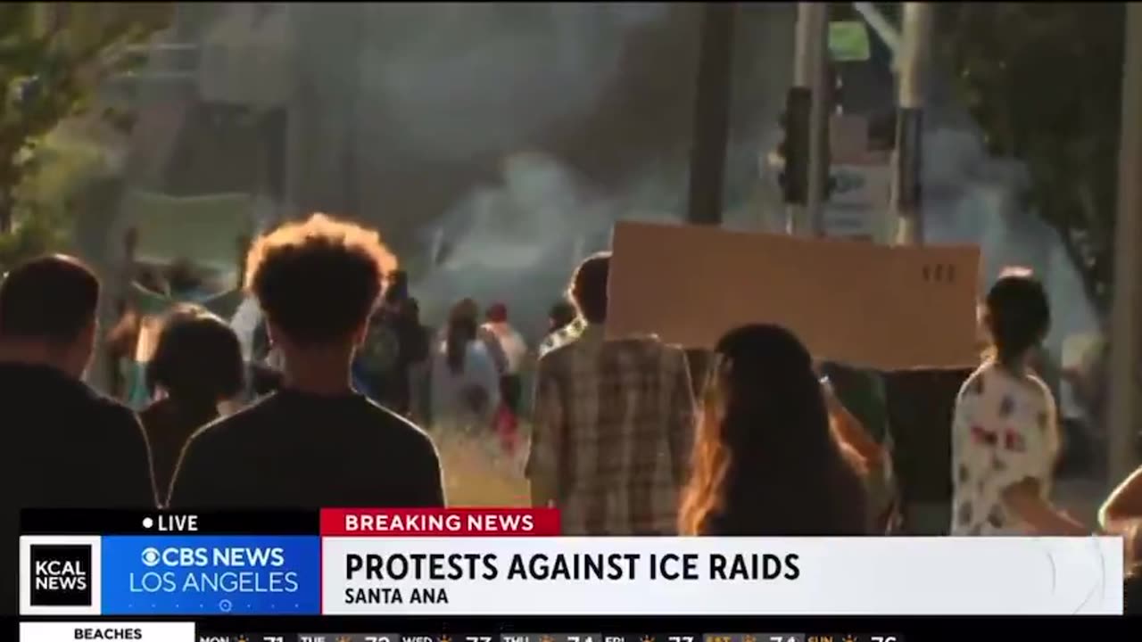 Anti-ICE Riots Spread To Santa Ana California