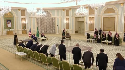 President Trump Participates in US/Saudi Signing Ceremony and Exchange of Agreements, May 14, 2025
