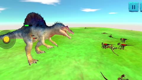 Trex vs Spinosaurus Fight | Animals vs Dinosaurs Fight | Godzilla vs King Kong Fight | Slowly Gamerz