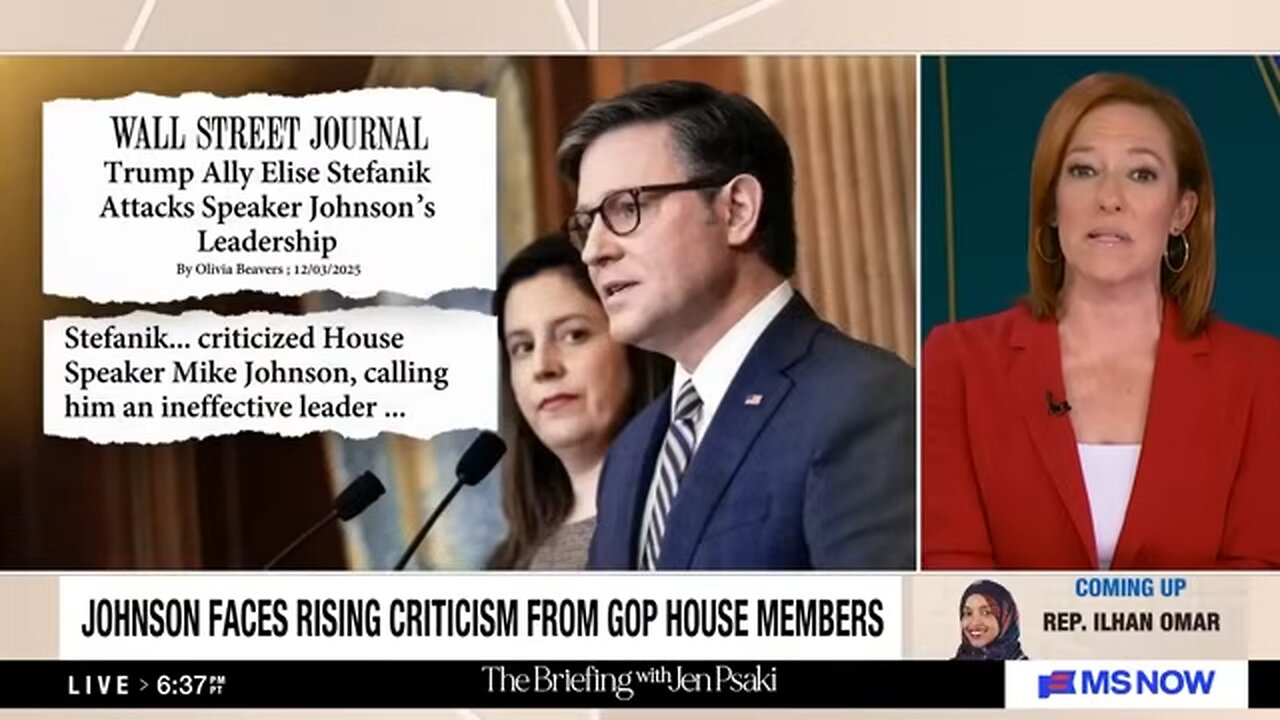 Unhinged: Mike Johnson takes heat as Republican vulnerabilities are laid bare by close election