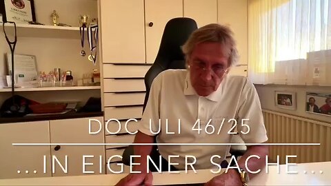 🩺🔝BEST-DOC-Uli TV 46/25…IN EIGENER SACHE… vom 22.11.25