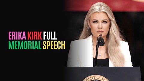 Erika Kirk Full Memorial Speech