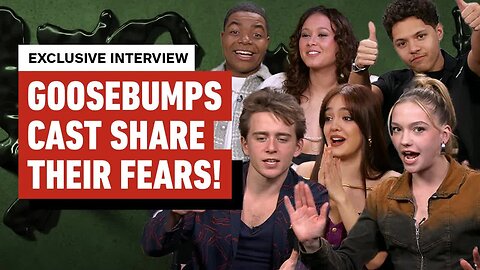 Goosebumps Season 2 Cast Chats - Fears, Fun, & Frights!