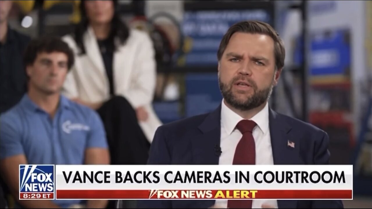 JD Vance is demanding CAMERAS inside of Charlie Kirk’s Assassins COURTROOM