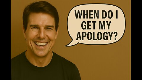 Societal Narcissism - When Does Tom Cruise Get His Apology?