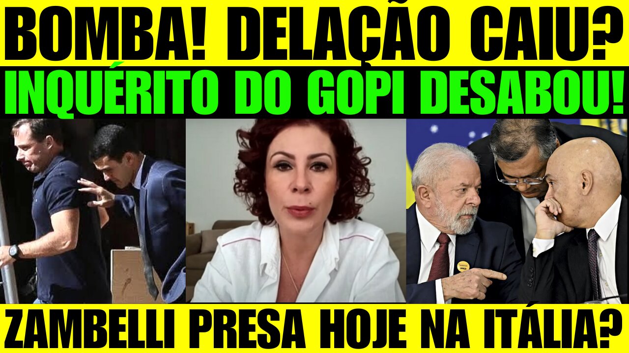 🔥🚨 BOMBA! ZAMBELLI SERÁ PRESA HOJE! FAMILIA DE CID FOGE DO BRASIL COM MEDO DO STF?