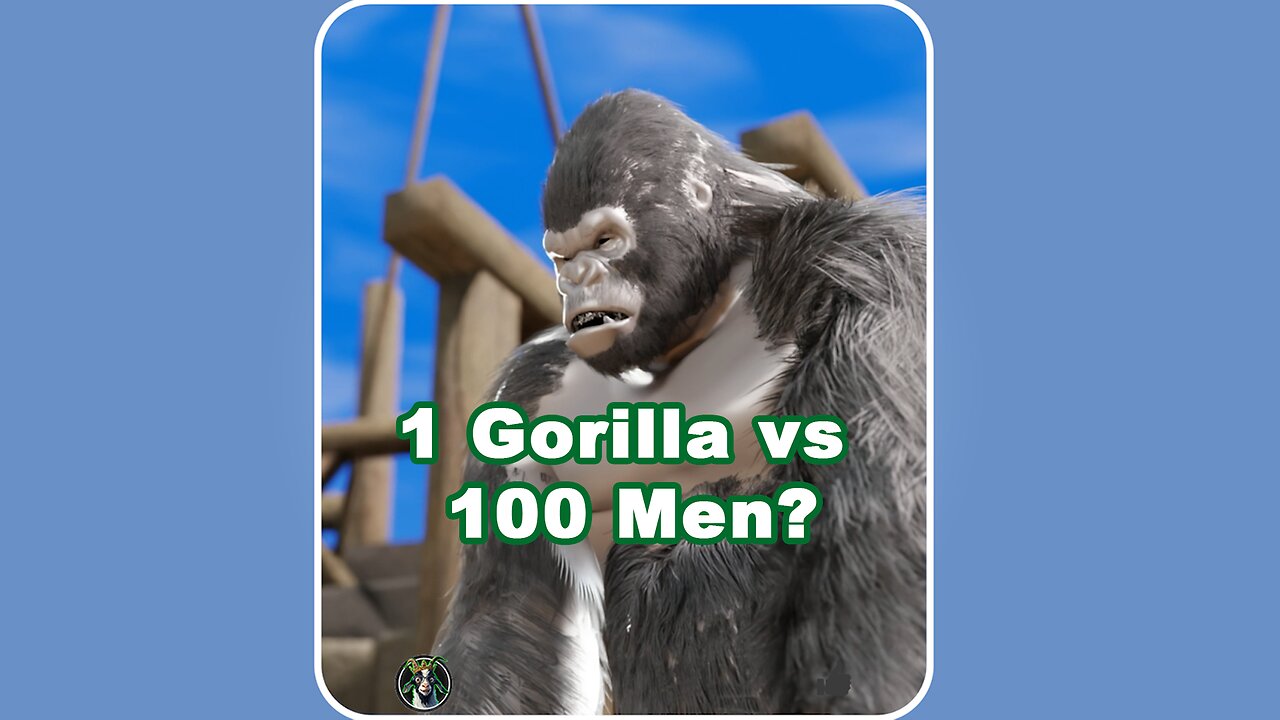 1 Gorilla vs 100 Men — Who Would Actually Win?