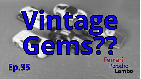 Vintage Ferrari & Redline Porsche + ThunderCats Unbox! 🏎️⚡️Ep.35