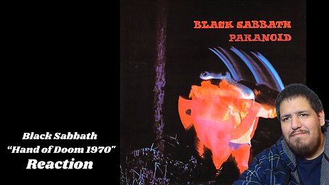Black Sabbath - Hand of Doom 1970 | Music Reaction