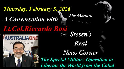 THE MAESTRO MEETS LT. COL.RICCARDO BOSI – THURSDAY FEBRUARY 5, 2026