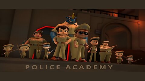 Chhota Bheem and Little Singham In Police Academy | King Shahapur Tv Kids