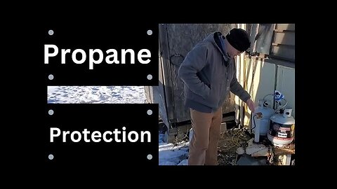Building Insulated Covers For the Propane Tanks
