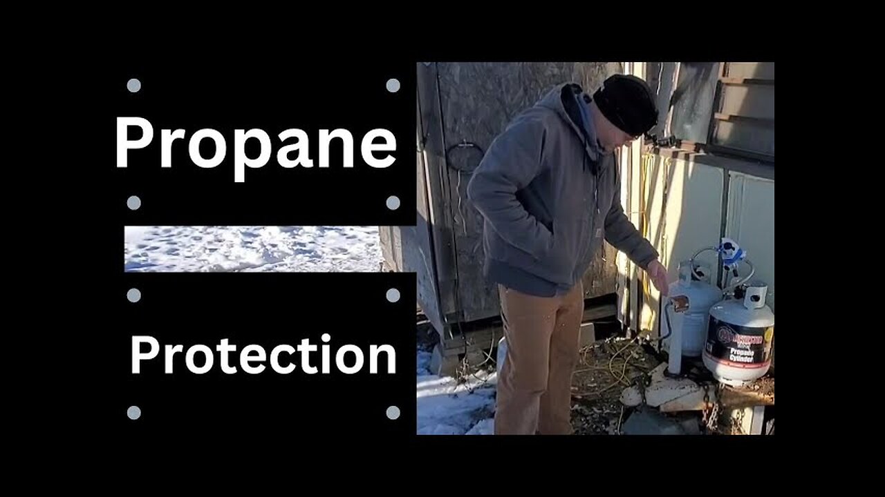 Building Insulated Covers For the Propane Tanks